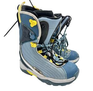 Rossignol Diva Women’s Sz: US 6 / 6.5 Snowboarding Boots Blue / Yellow Mondo 235